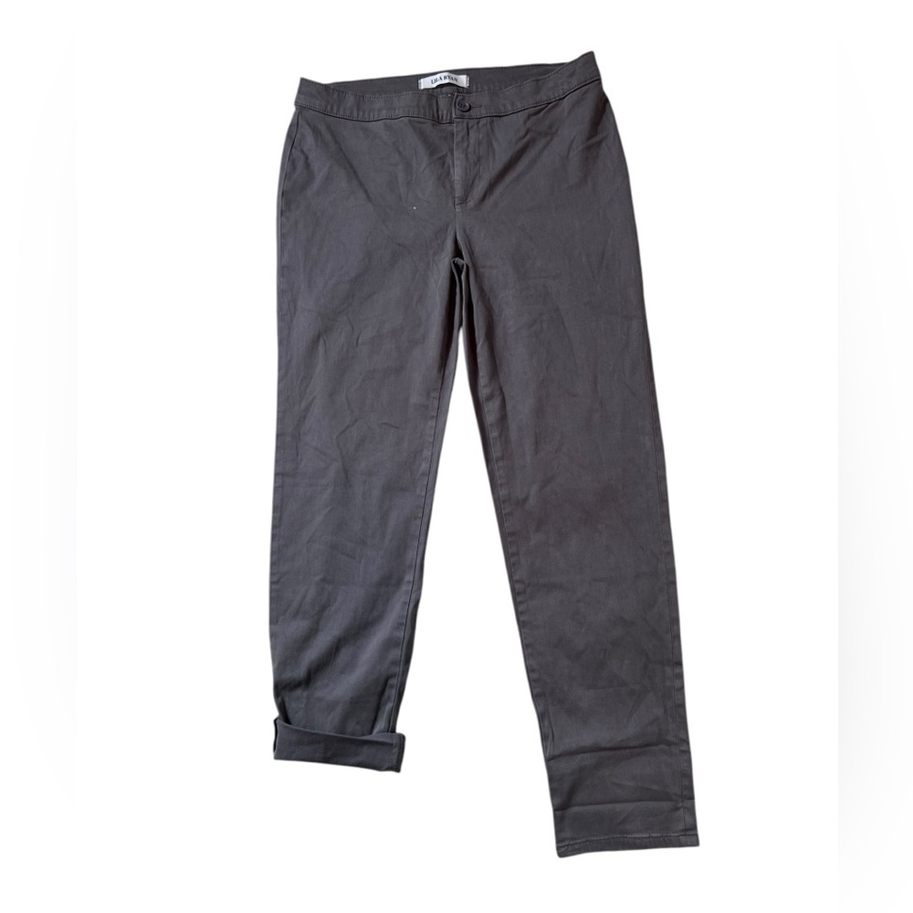 Lila Ryan Straight Leg Gray Pants Womens 10, new without tags